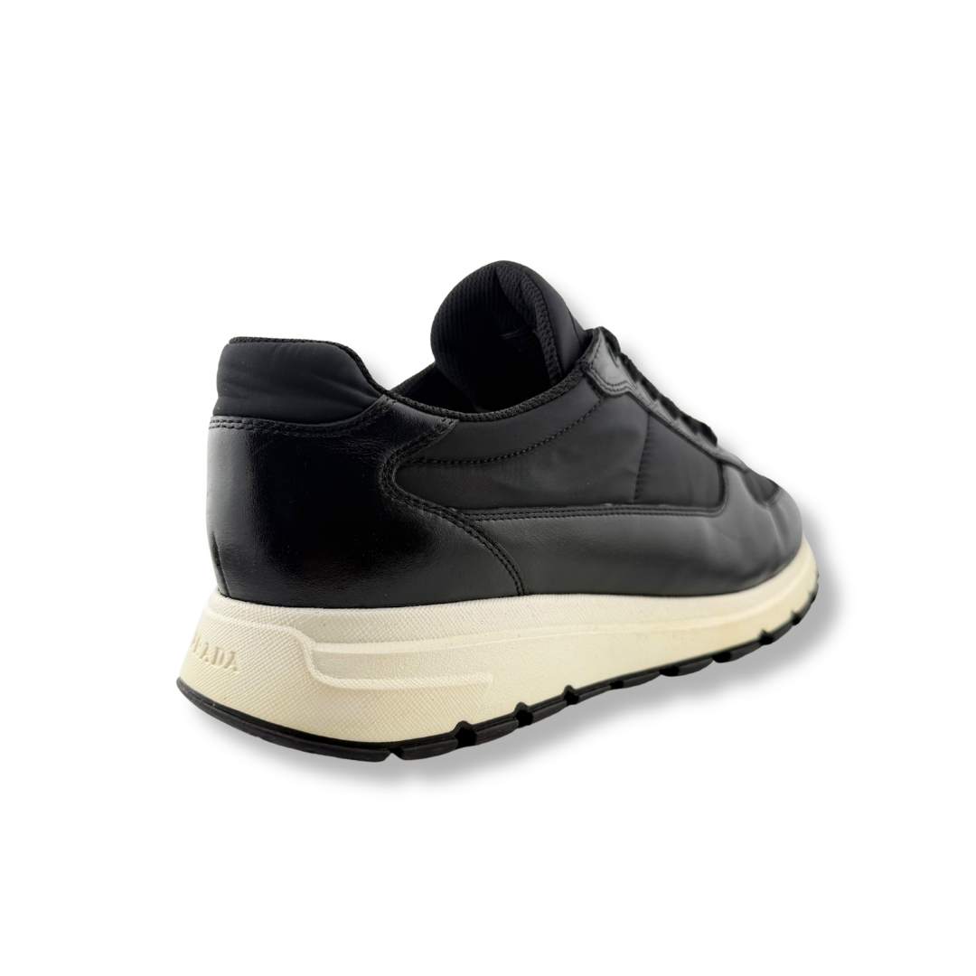 Prada Prax Leather Low Trainer - UK 8