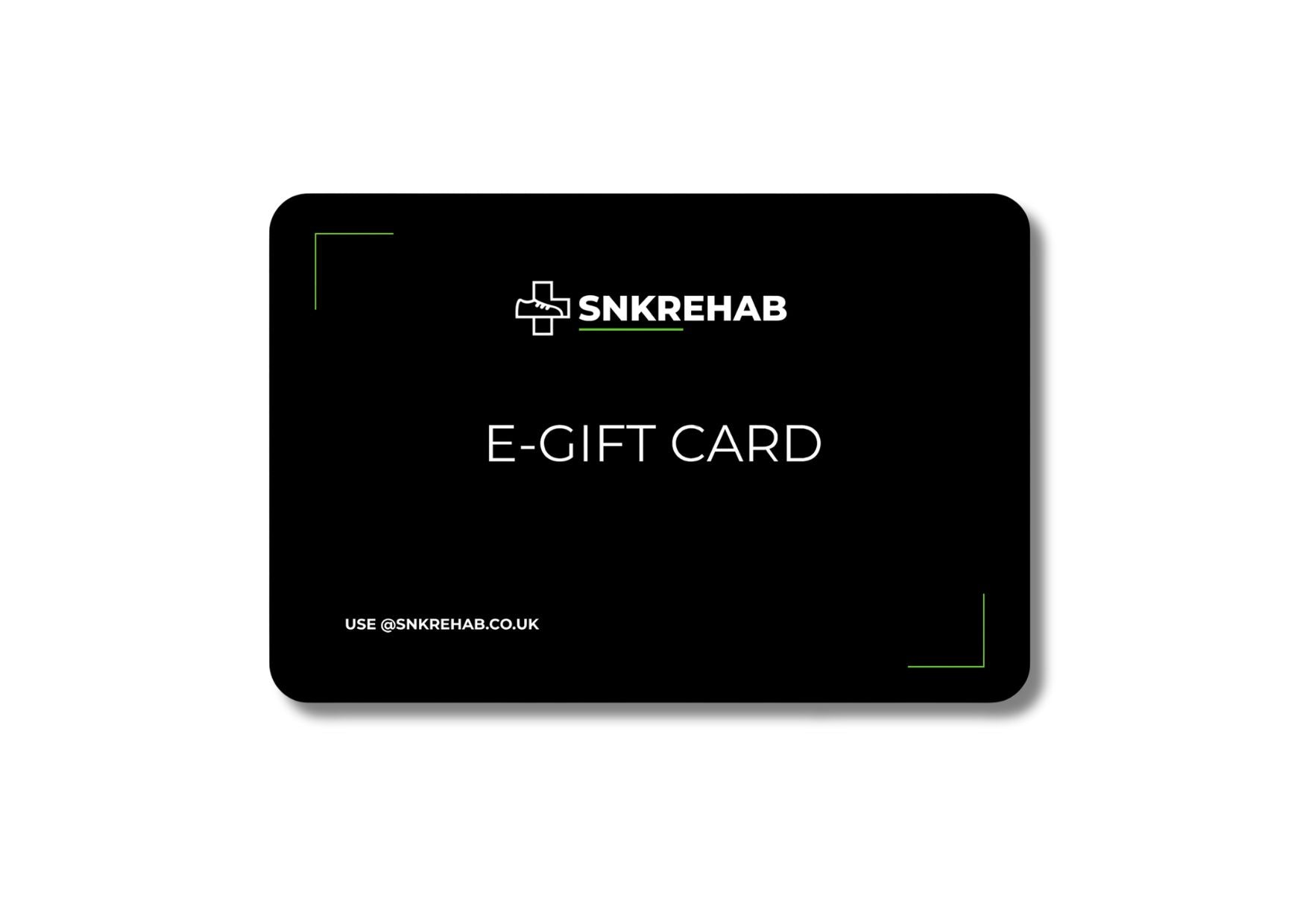 SNKREHAB E-GIFT CARD