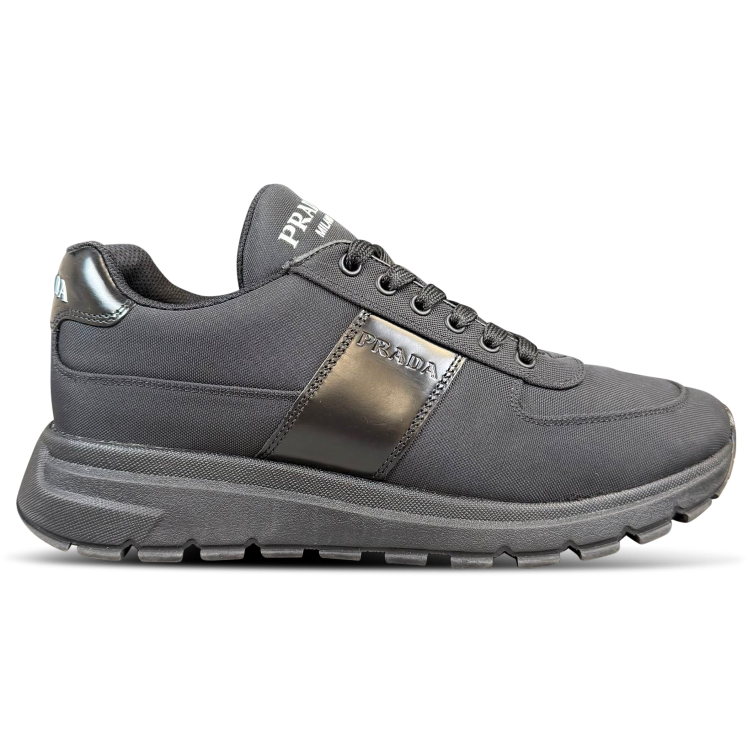 PRADA RUNNERS BLACK - UK 7.5 (EU 41.5) | PRE OWNED