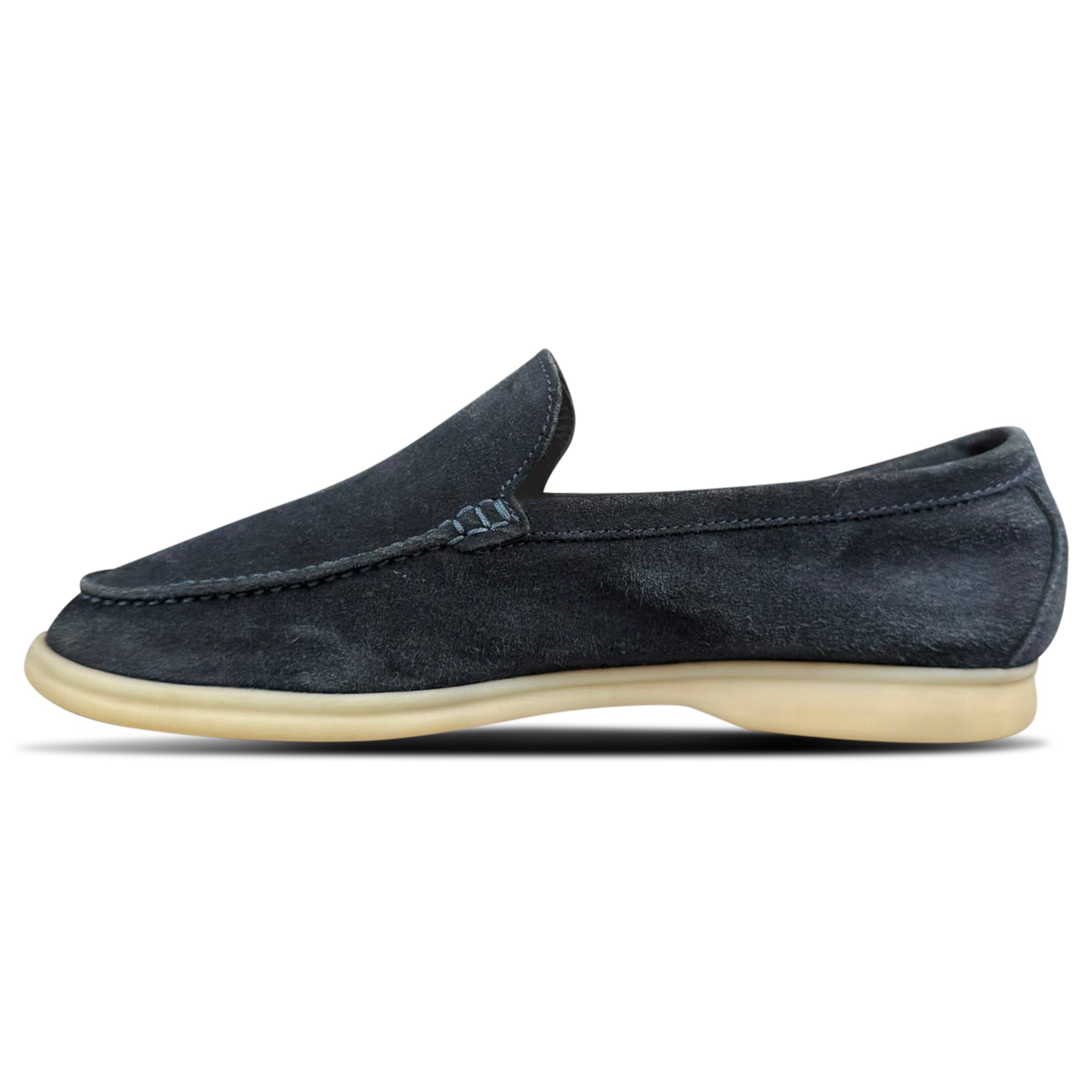 LORO PIANA SUMMER WALK NAVY  - UK 8  (Fits 9) | PRE OWNED