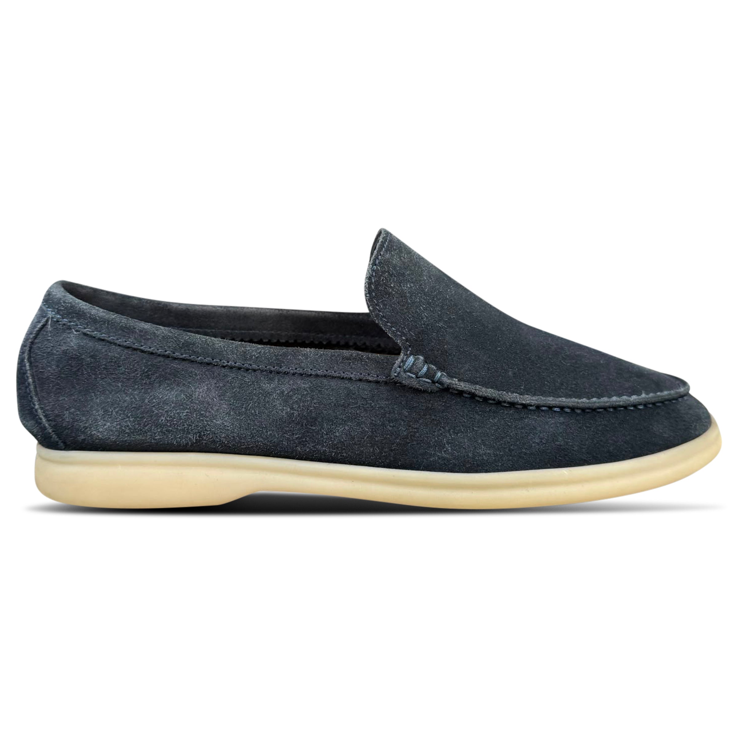 LORO PIANA SUMMER WALK NAVY  - UK 8  (Fits 9) | PRE OWNED