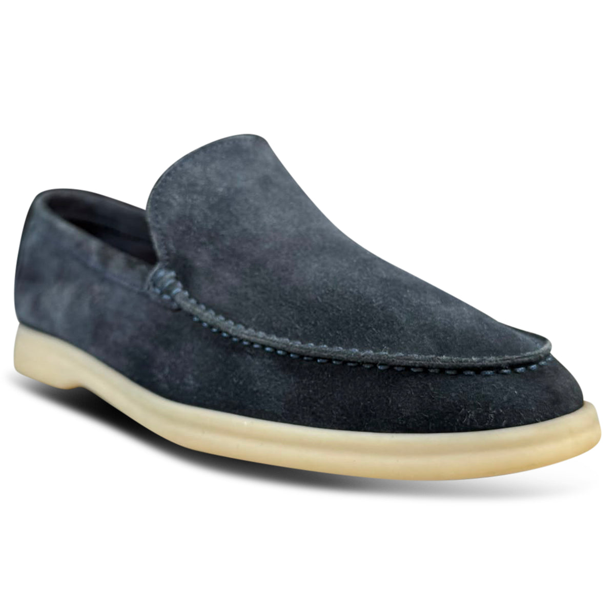 LORO PIANA SUMMER WALK NAVY  - UK 8  (Fits 9) | PRE OWNED
