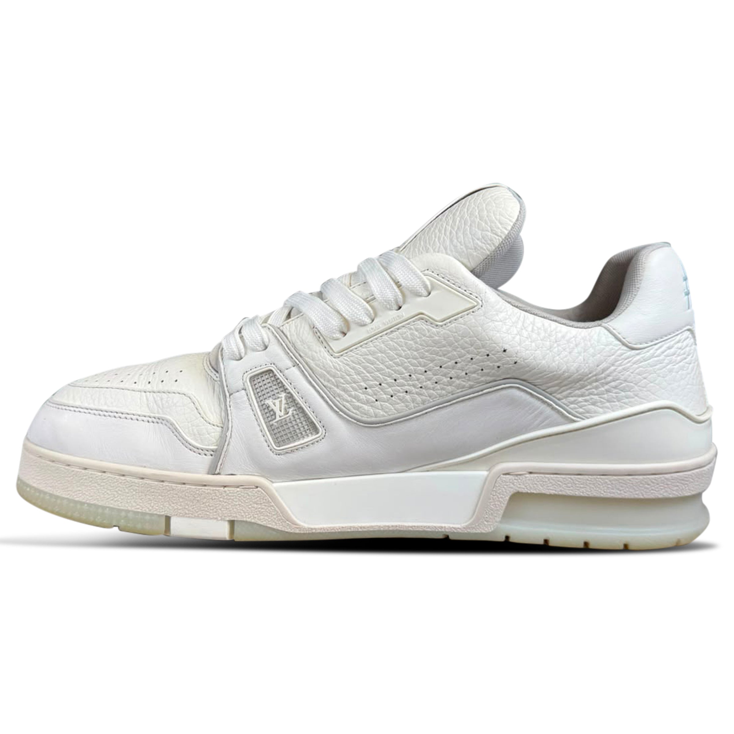 LOUIS VUITTON SIGNATURE TRAINER WHITE - UK 9 (Fits 10) | PRE OWNED