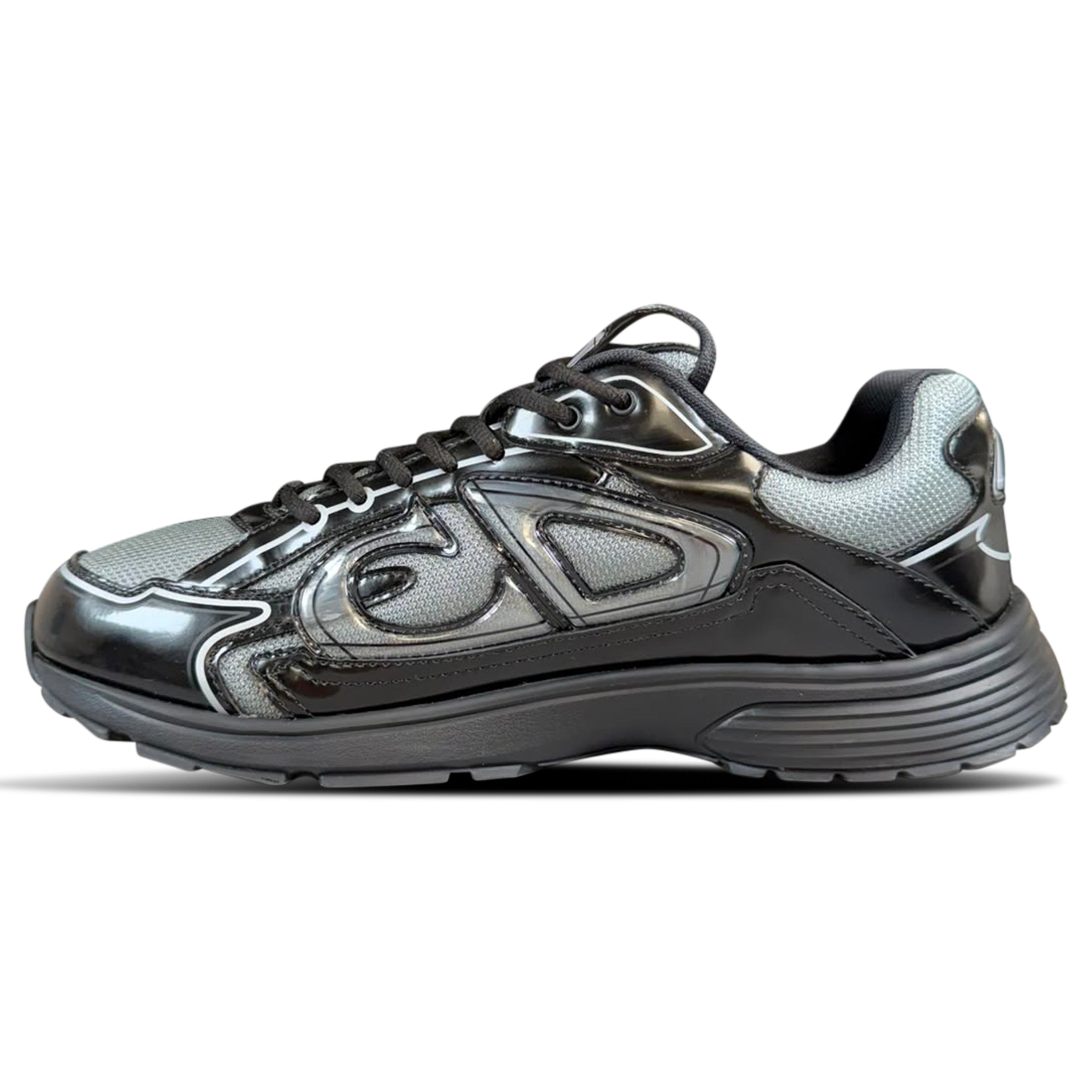 DIOR B30 COUNTDOWN METALIC BLACK - UK 9.5 (EU 44) | PRE OWNED