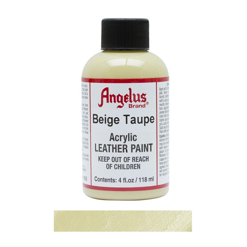 Angelus Acrylic Leather Paint Bottle Beige Taupe 165