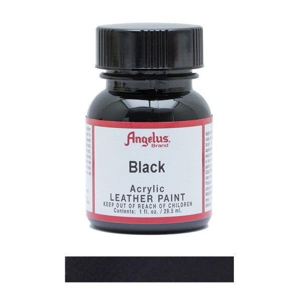 Angelus Acrylic Leather Paint Bottle Black 001