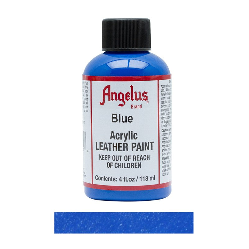 Angelus Acrylic Leather Paint Bottle Blue 040