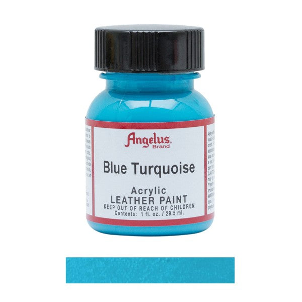 Angelus Acrylic Leather Paint Bottle Blue Tuquoise 045