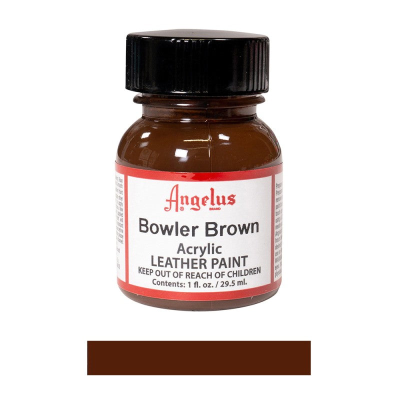 Angelus Acrylic Leather Paint Bottle Bowler Brown 273