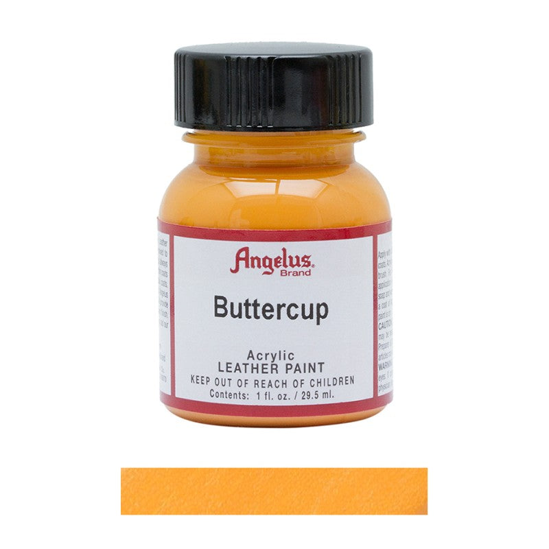 Angelus Acrylic Leather Paint Bottle Buttercup 198