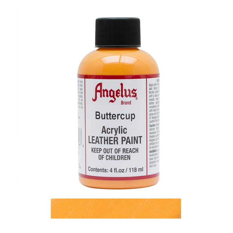 Angelus Acrylic Leather Paint Bottle Buttercup 198
