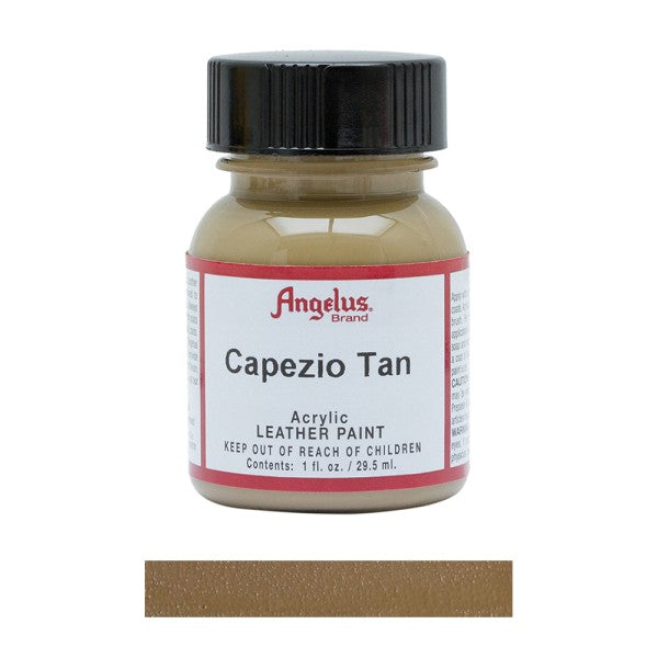 Angelus Acrylic Leather Paint Bottle Capezio Tan 163