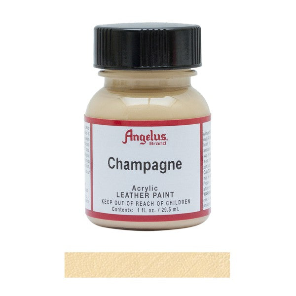 Angelus Acrylic Leather Paint Bottle Champagne 156