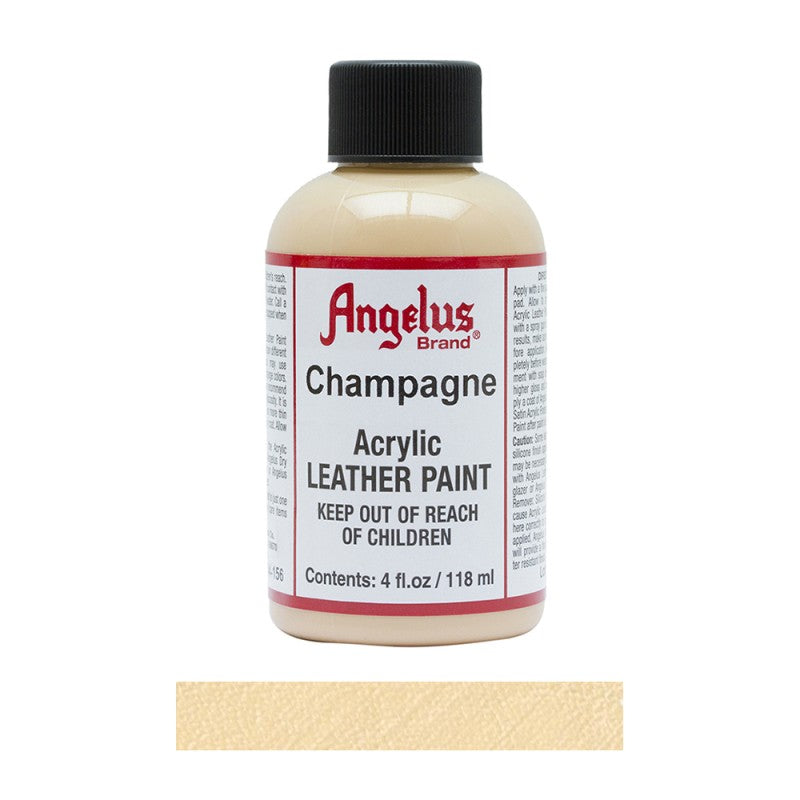 Angelus Acrylic Leather Paint Bottle Champagne 156