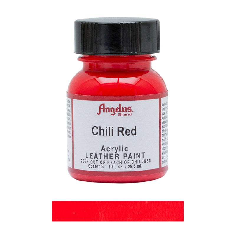 Angelus Acrylic Leather Paint Bottle Chili Red 260