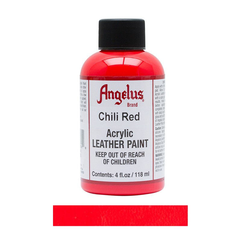 Angelus Acrylic Leather Paint Bottle Chili Red 260