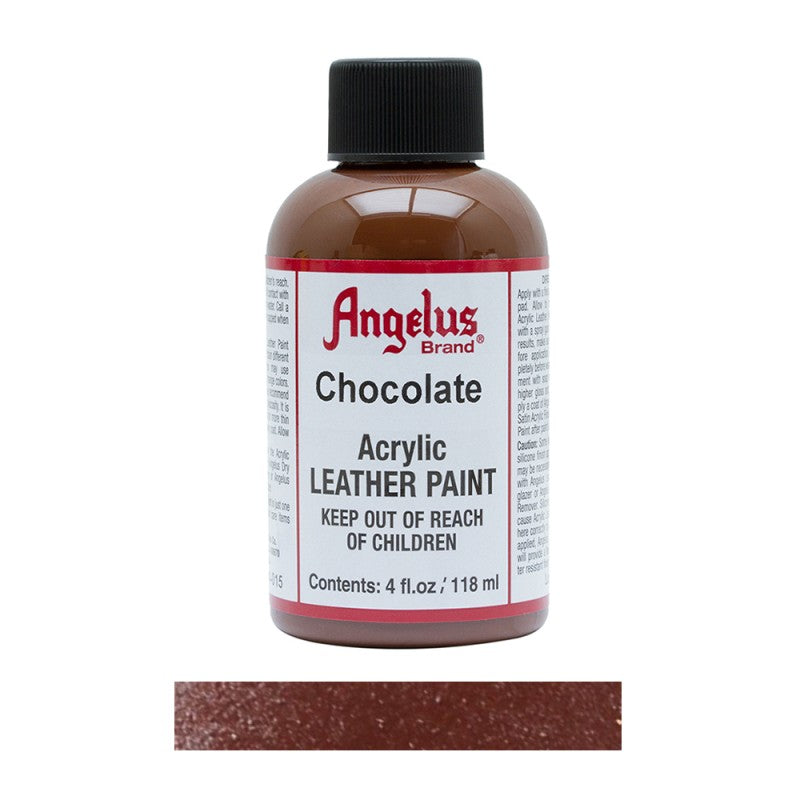 Angelus Acrylic Leather Paint Bottle Chocolate 015