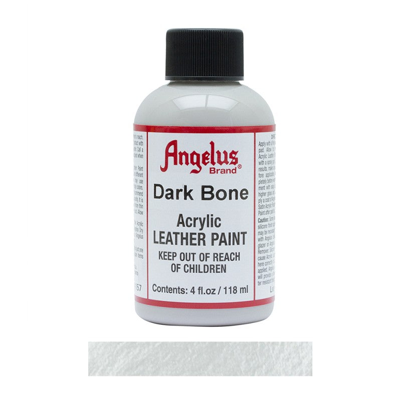 Angelus Acrylic Leather Paint Bottle Dark Bone 157