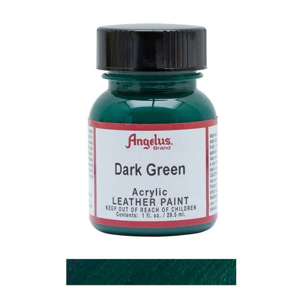 Angelus Acrylic Leather Paint Bottle Dark Green 171
