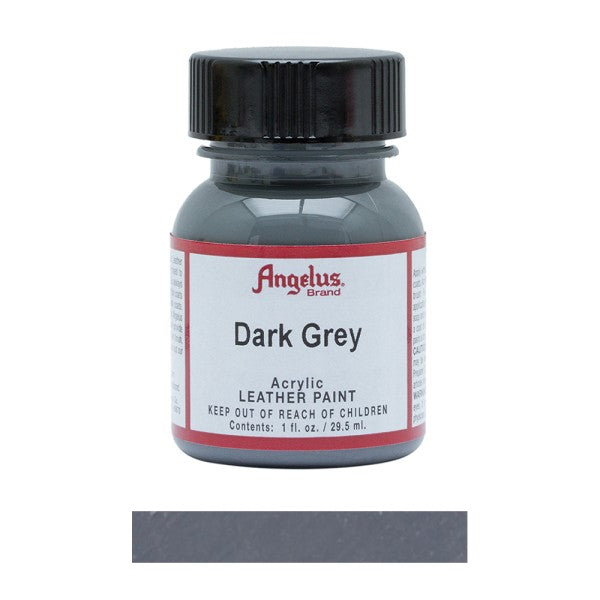 Angelus Acrylic Leather Paint Bottle Dark Grey 080