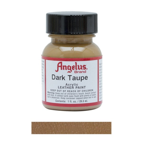 Angelus Acrylic Leather Paint Bottle Dark Taupe 168