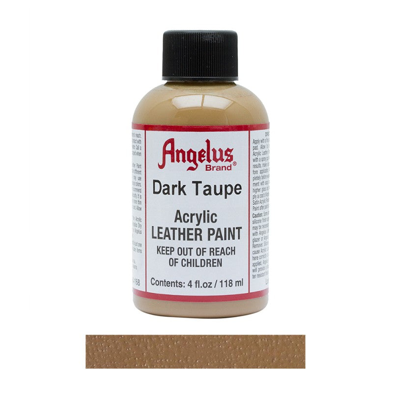 Angelus Acrylic Leather Paint Bottle Dark Taupe 168