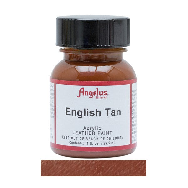 Angelus Acrylic Leather Paint Bottle English Tan 019