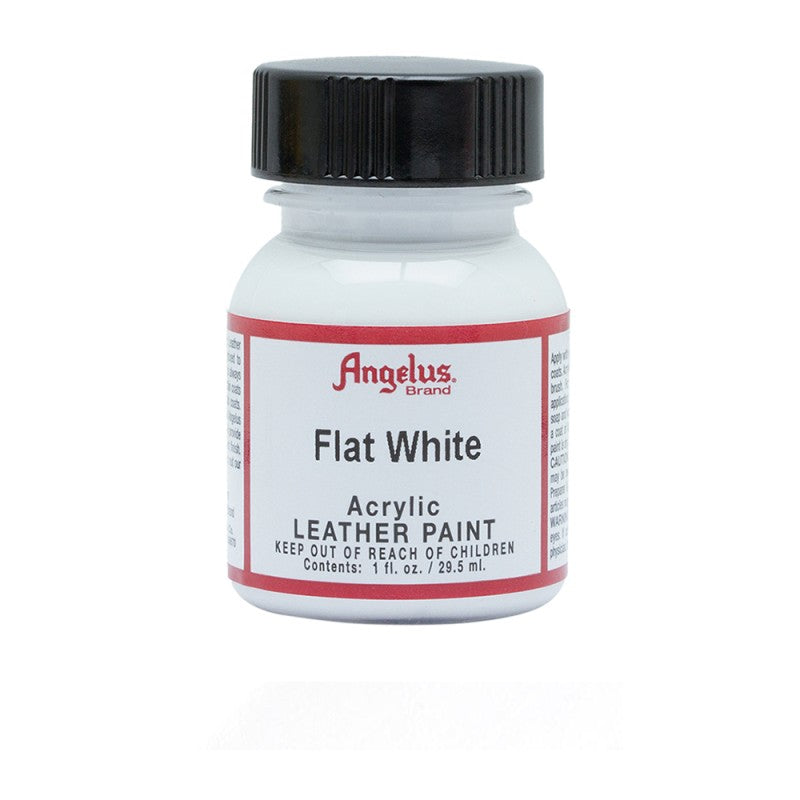 Angelus Acrylic Leather Paint Bottle Flat White 105