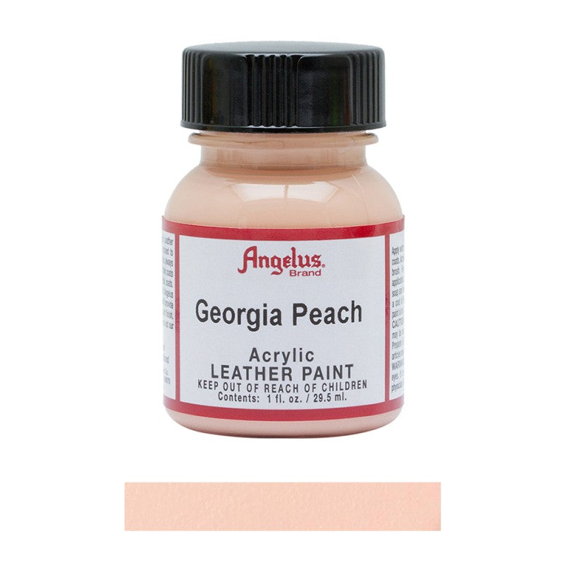 Angelus Acrylic Leather Paint Bottle Georgia Peach 266