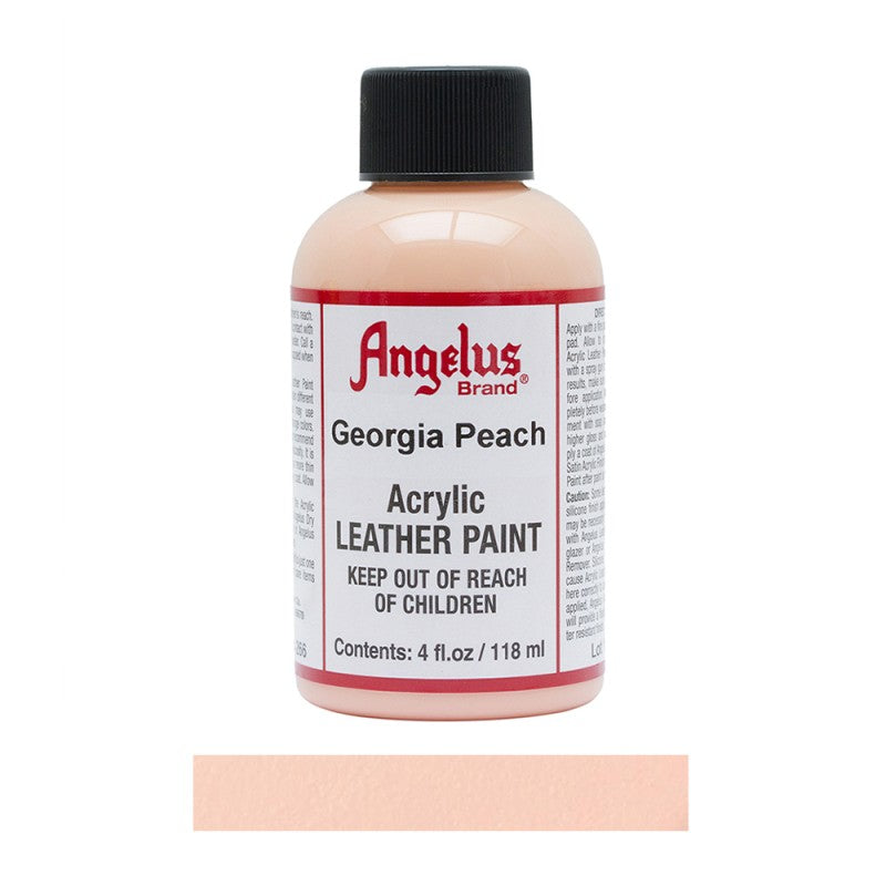 Angelus Acrylic Leather Paint Bottle Georgia Peach 266