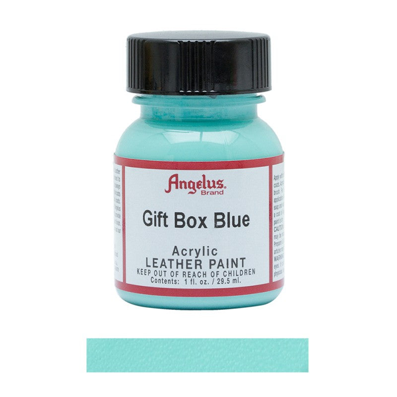 Angelus Acrylic Leather Paint Bottle Gift Box Blue 174