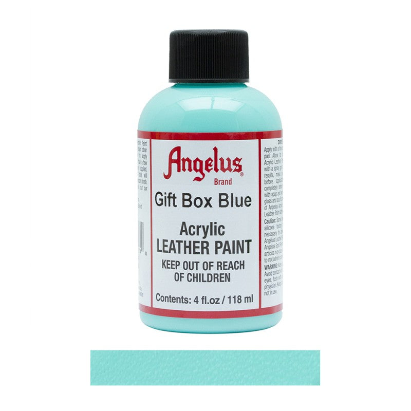 Angelus Acrylic Leather Paint Bottle Gift Box Blue 174