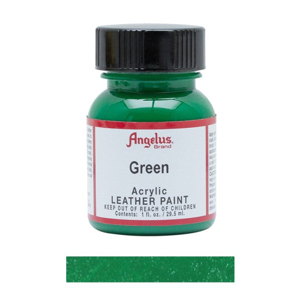 Angelus Acrylic Leather Paint Bottle Green 050