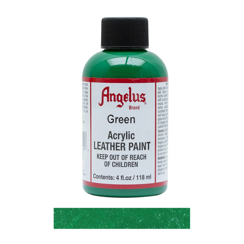 Angelus Acrylic Leather Paint Bottle Green 050