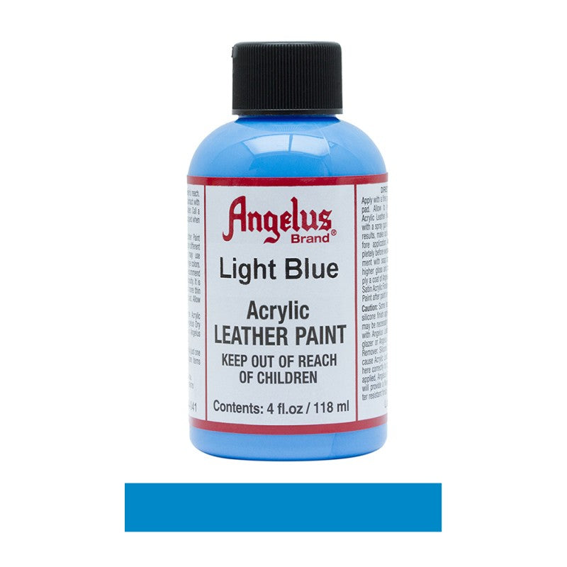 Angelus Acrylic Leather Paint Bottle Light Blue 041