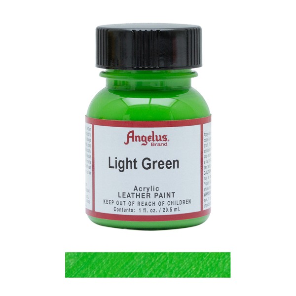 Angelus Acrylic Leather Paint Bottle Light Green 172