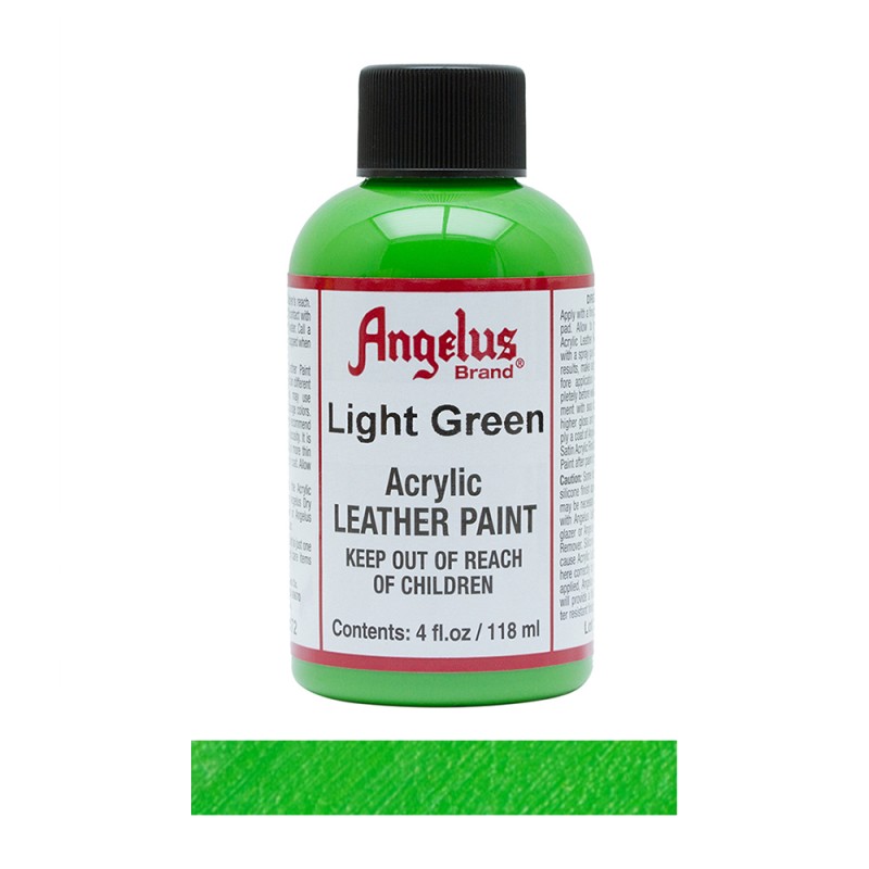 Angelus Acrylic Leather Paint Bottle Light Green 172