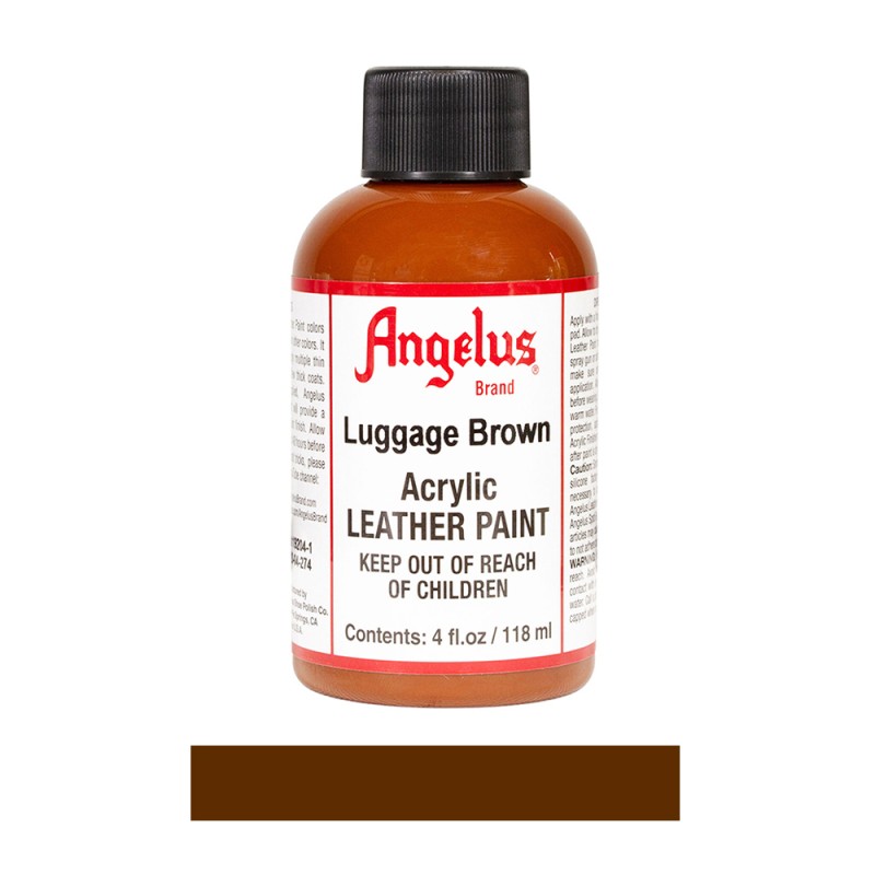 Angelus Acrylic Leather Paint Bottle Luggage Brown 274
