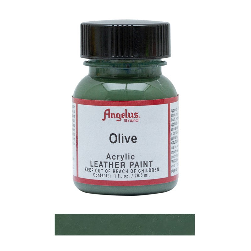 Angelus Acrylic Leather Paint Bottle Olive 272