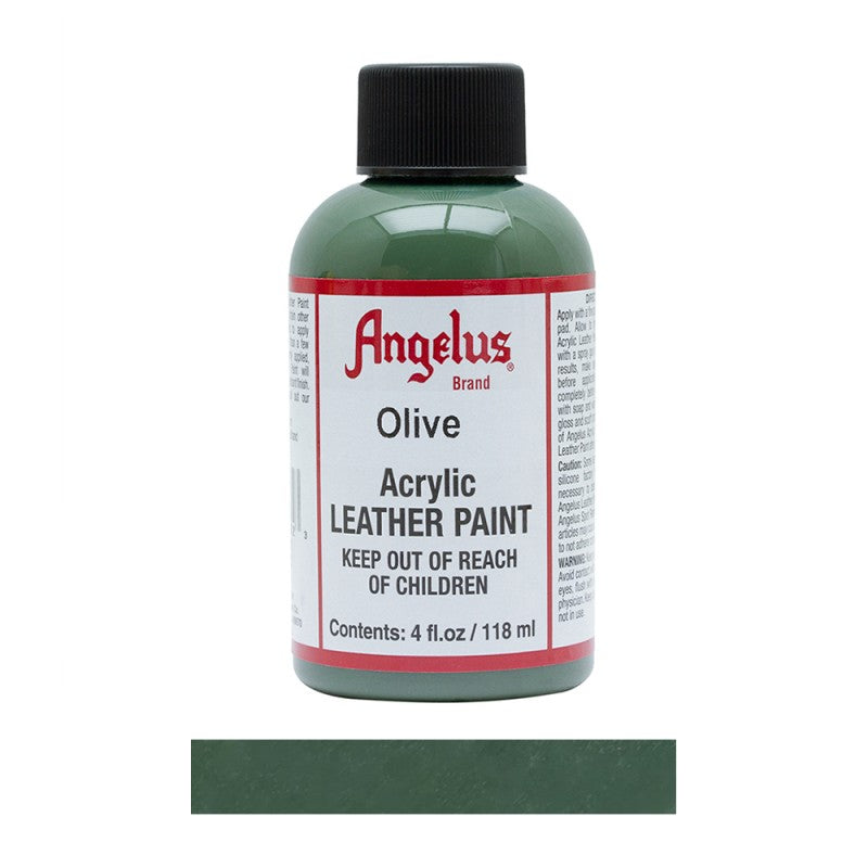Angelus Acrylic Leather Paint Bottle Olive 272