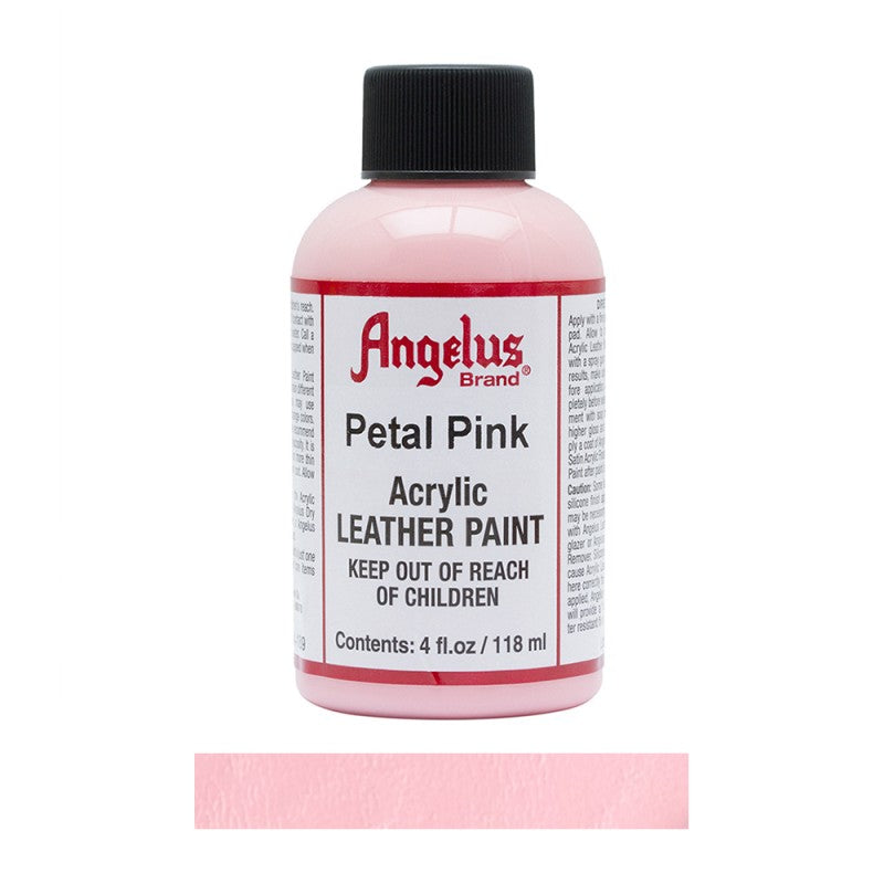 Angelus Acrylic Leather Paint Bottle Petal Pink 189