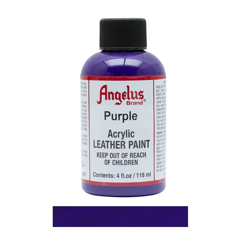 Angelus Acrylic Leather Paint Bottle Purple 047