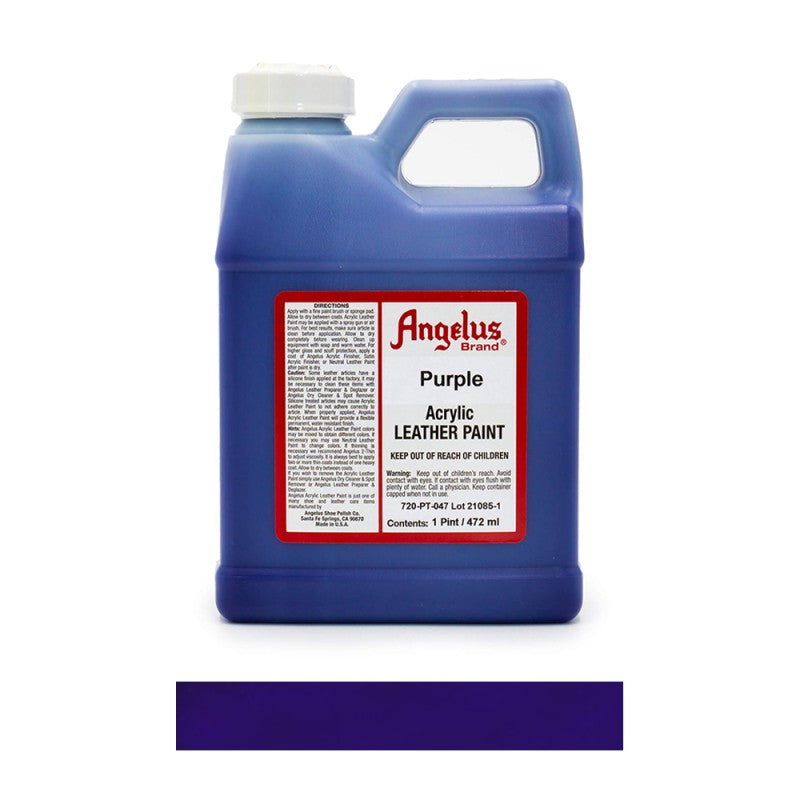 Angelus Acrylic Leather Paint Bottle Purple 047