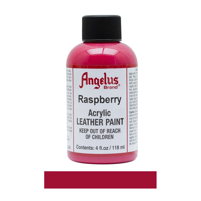 Angelus Acrylic Leather Paint Bottle Raspberry 268