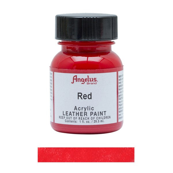 Angelus Acrylic Leather Paint Bottle Red 064