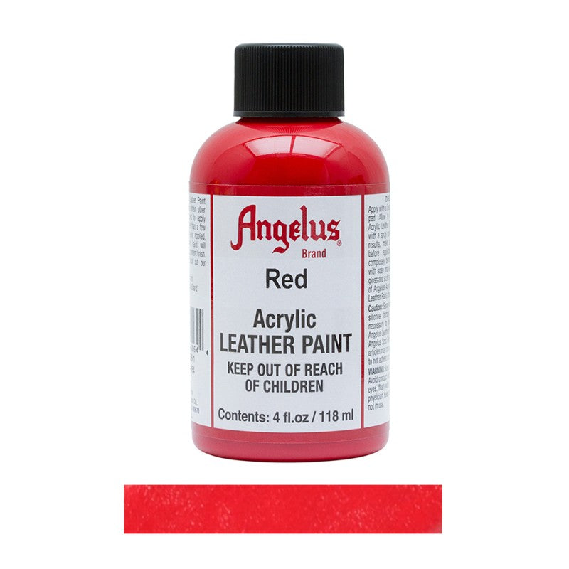 Angelus Acrylic Leather Paint Bottle Red 064