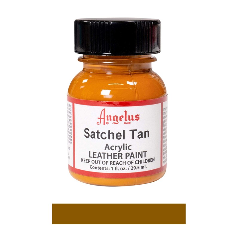 Angelus Acrylic Leather Paint Bottle Satchel Tan 275