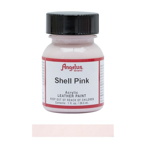 Angelus Acrylic Leather Paint Bottle Shell Pink 191