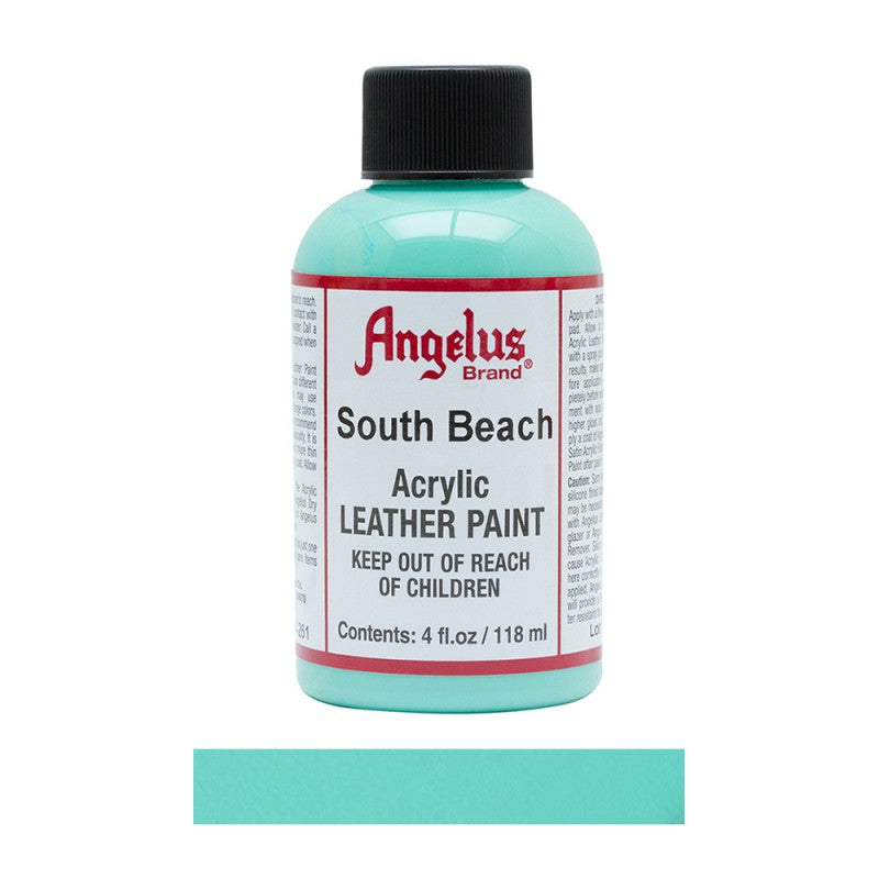 Angelus Acrylic Leather Paint Bottle South Beach 261