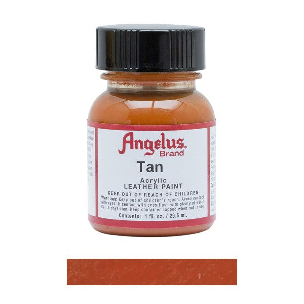 Angelus Acrylic Leather Paint Bottle Tan 029